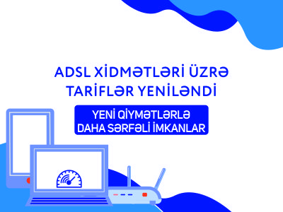 “Aztelekom” internet xidməti üzrə tarifləri endirdi